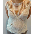 Crochet Mesh Top Pattern PDF | Granny Square Summer Top XS-5XL